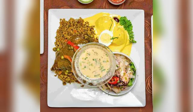 <em>La especialidad en 'Costa Marina' es el combinado criollo. Fuente: Uber Eats</em>   