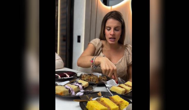 Alejandra Baigorria escogió 3 sabores de keke para su torta de matrimonio. Alejandra Baigorria escogió 3 sabores de keke para su torta de matrimonio.