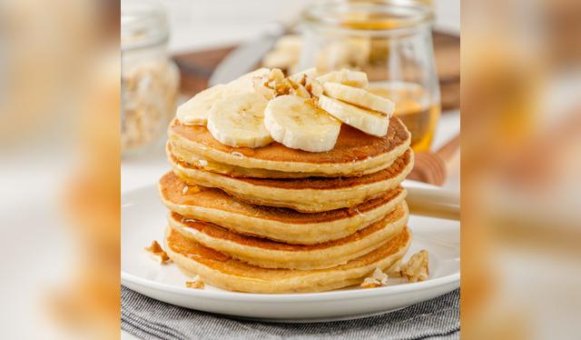  Panqueques de plátano    