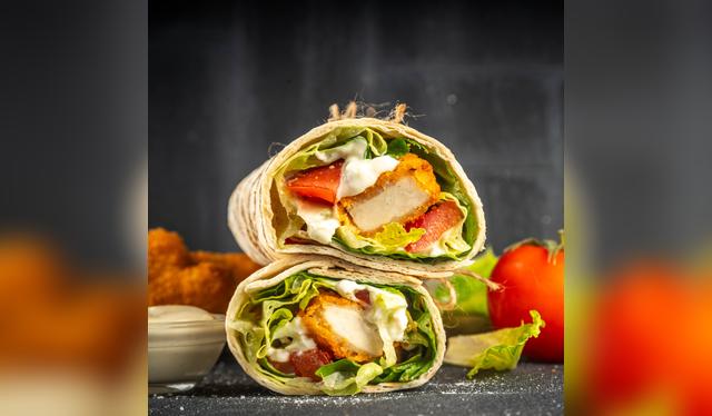  Wraps con nuggets de pollo    
