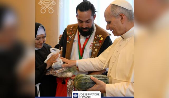 La Diócesis de Chiclayo entrega un regalos al papa León XIV.   