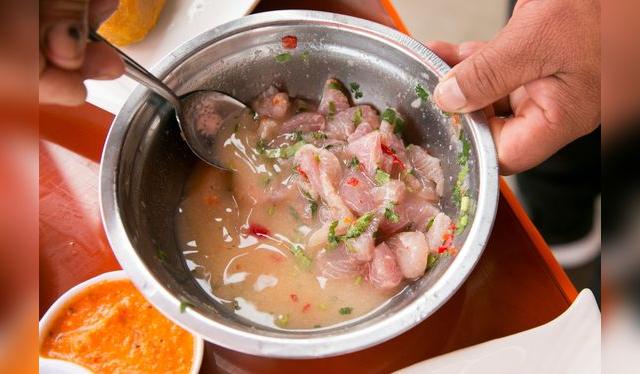 El ceviche más picante del mundo.   