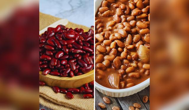 Frijoles pintos y lima: ricos en fibra y bajos en sodio   