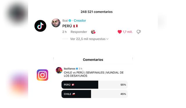 Vota en Tiktok e Instagram.   