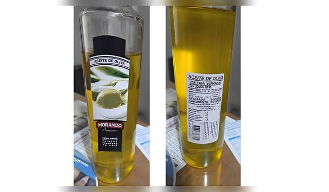 Aceite de oliva extra virgen marca Morando Premium. Aceite de oliva extra virgen marca Morando Premium.