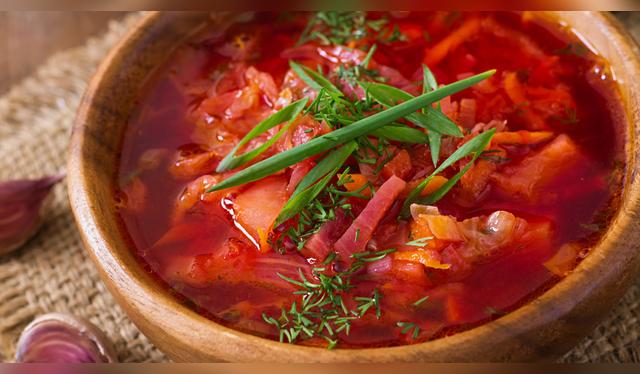 Sopa de remolacha. Sopa de remolacha.