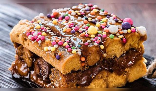Tradición que se reinventa: turrón con chocolate y miel de frutas.
