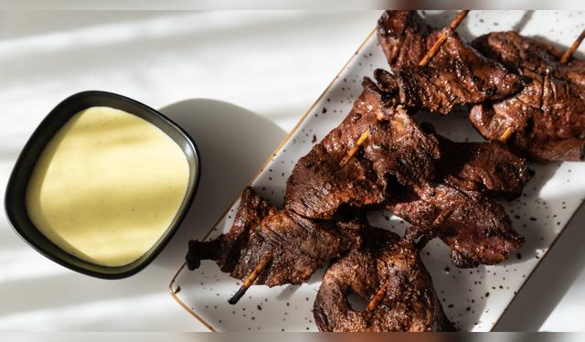 Anticuchos peruanos.   