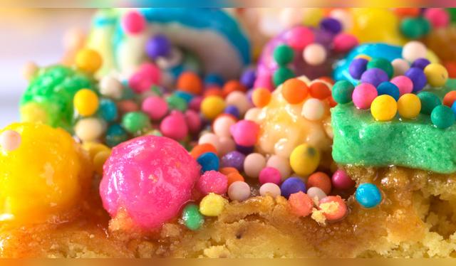 La miel y grajeas que lo acompañan incrementan su cantidad de azúcar. Fuente: Shutterstock.   