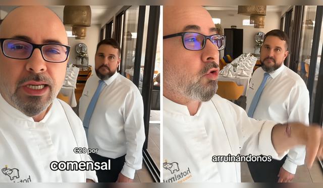 Dueño de local indignado.   