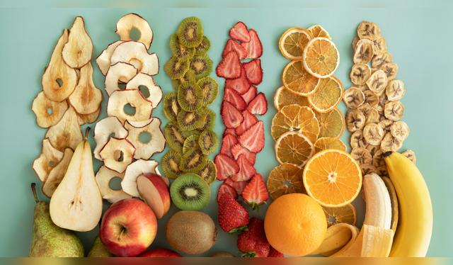 Fruta deshidratada. Fruta deshidratada.