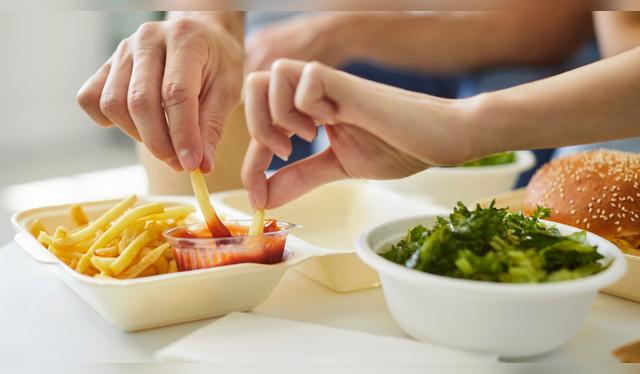 Papas fritas. Papas fritas.