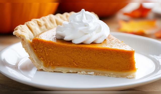 No puede faltar la tarta de calabaza. No puede faltar la tarta de calabaza.