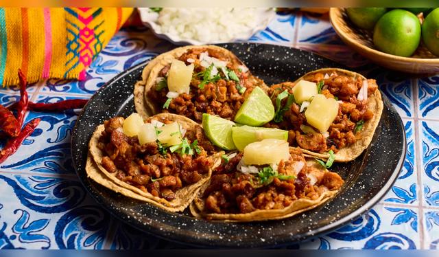 Tacos al pastor.   