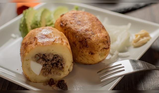 Papa rellena. Papa rellena.