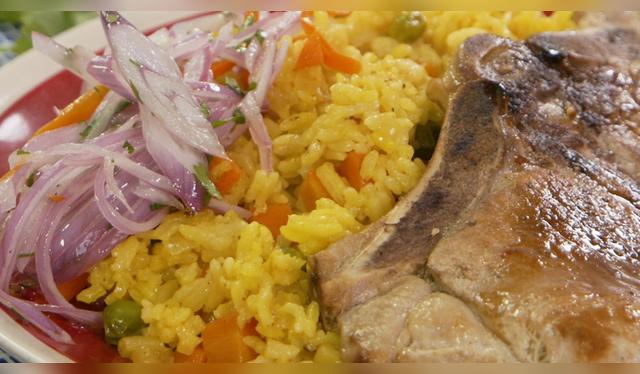 Arroz a la jardinera.   