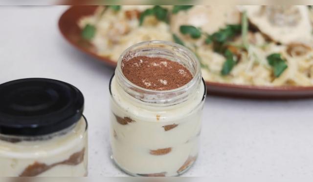 Un clásico de la repostería italiana preparado con capas de bizcocho, café y crema de queso, sencillo y elegante.   