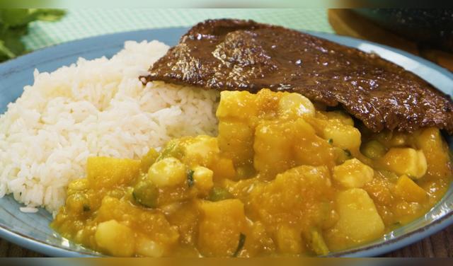 Locro de zapallo. Foto: Buenazo  