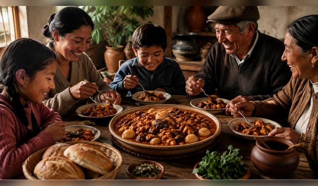 El picante a la tacneña es más que un plato tradicional: es una expresión de la identidad cultural de Tacna, cuya receta ha sido preservada y transmitida de generación en generación. Foto: IA  