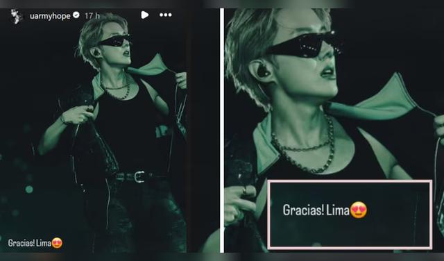 J-Hope compartió fotos de su visita a Central y Maido junto a un mensaje de despedida para sus seguidores peruanos: “Gracias, Lima”. Composición: Buenazo  
