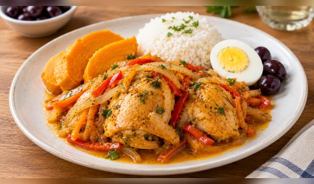 Deja reposar el escabeche antes de servirlo con camote, huevo cocido, aceitunas o arroz, y refrigera las sobras hasta por 3 a 4 días. Foto: IA Deja reposar el escabeche antes de servirlo con camote, huevo cocido, aceitunas o arroz, y refrigera las sobras hasta por 3 a 4 días. Foto: IA