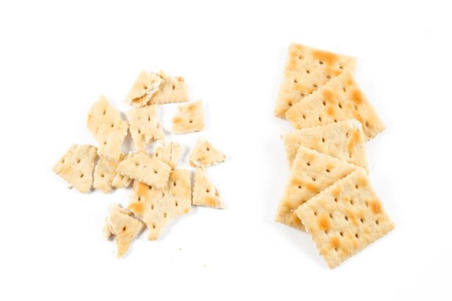  Si los agujeros están demasiado separados, la estructura de la galleta puede desmoronarse.    