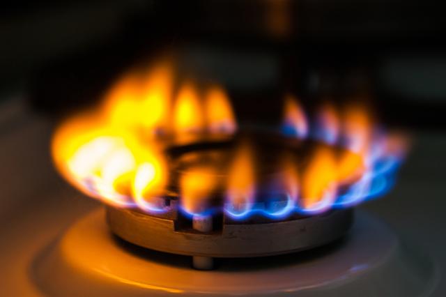  El color amarillo indica un exceso de gas    