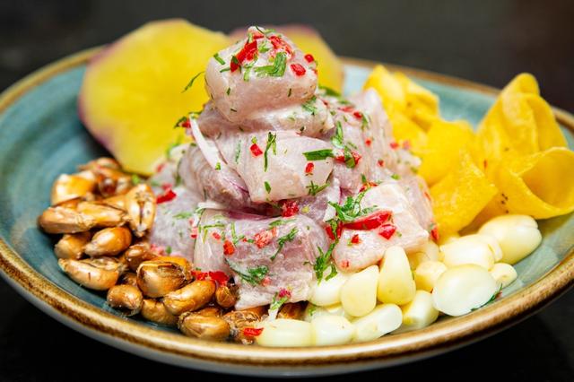 Ceviche peruano.   