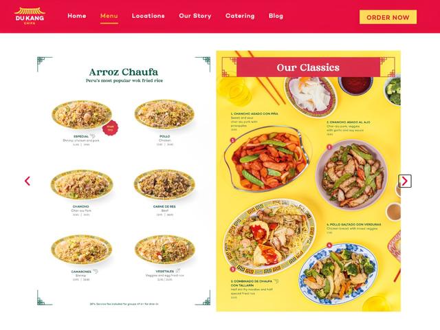 Chifa Du Kang cuenta con 3 locales en Estados Unidos y ofrece más de 70 platos en su carta. Chifa Du Kang cuenta con 3 locales en Estados Unidos y ofrece más de 70 platos en su carta.