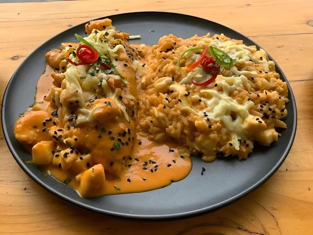 Arroz con mariscos. Arroz con mariscos.