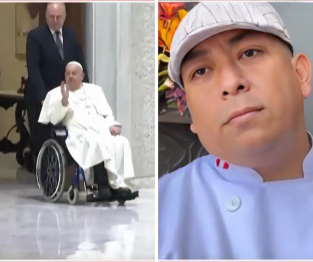 El chef chiclayano recuerda cuando le cocinó lomo saltado y chaufa al papa Francisco.   