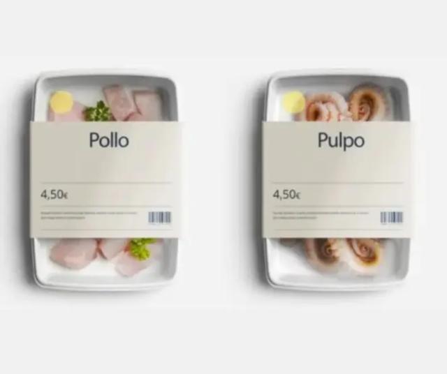 Etiquetas inteligentes en productos envasados. Etiquetas inteligentes en productos envasados.