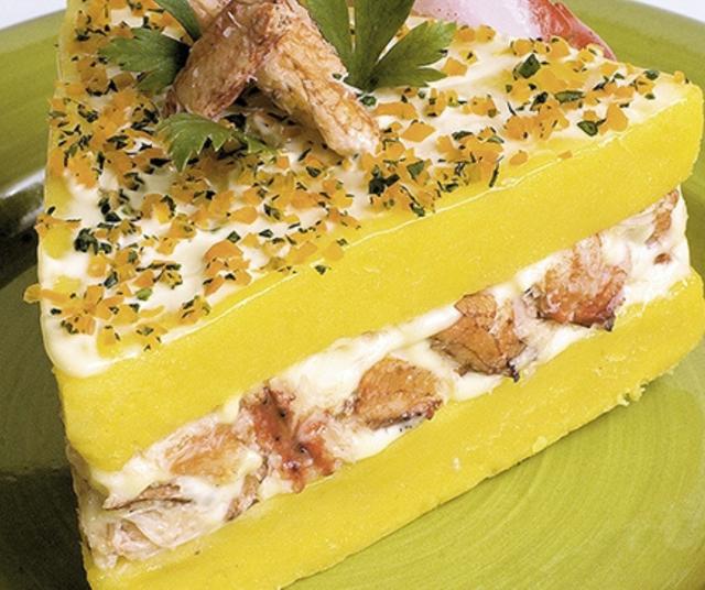 Causa de cangrejo.   