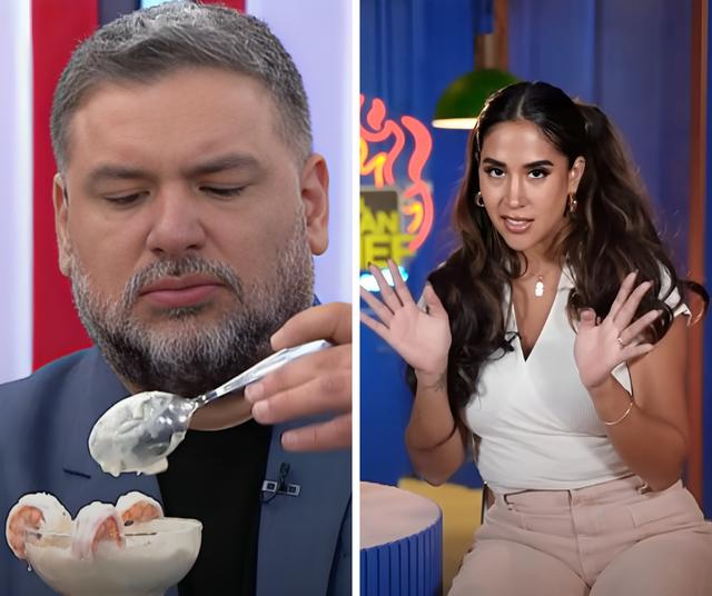 Javier Masías lanza duros comentarios al plato de Melissa Paredes.   