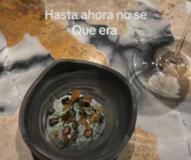 Algunos platos de la carta poseían un aspecto sofisticado.   