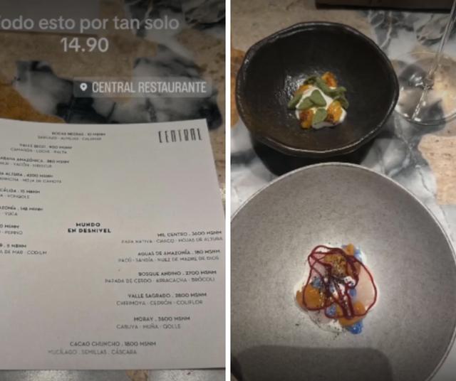 El ciudadano peruano pagó más de 8 mil soles por una cena en Central.   