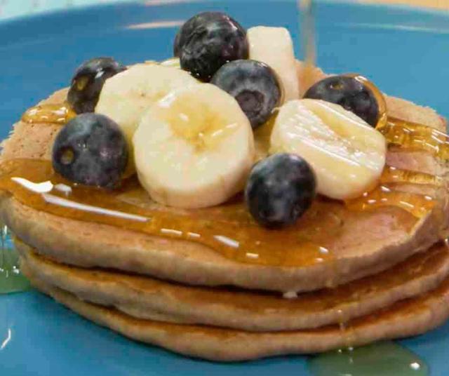 Panqueques de plátano.   