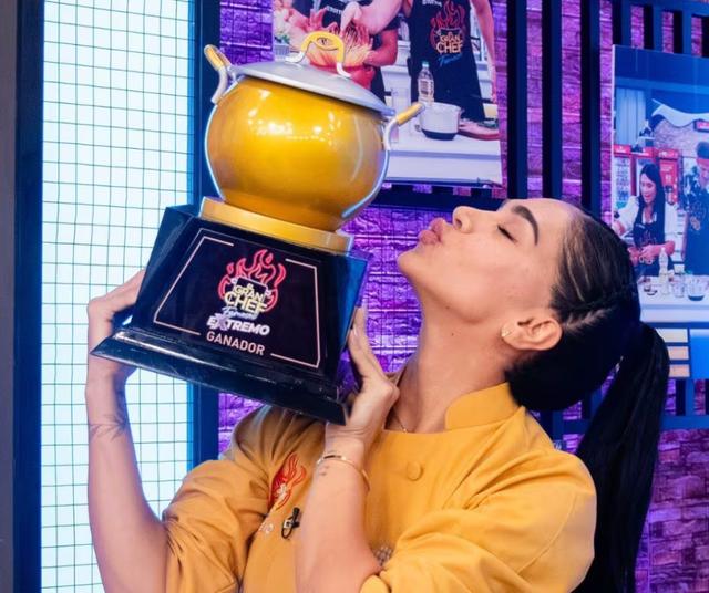 La modelo fue una de las ganadoras de "El Gran Chef Famosos".   