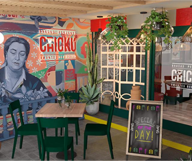  Restaurante peruano Chickú.   