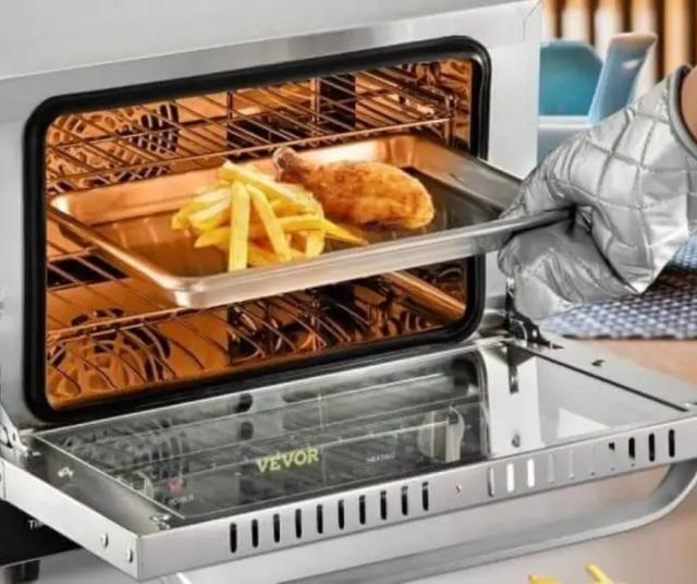 El horno de convección permite preparar platos saludables.   