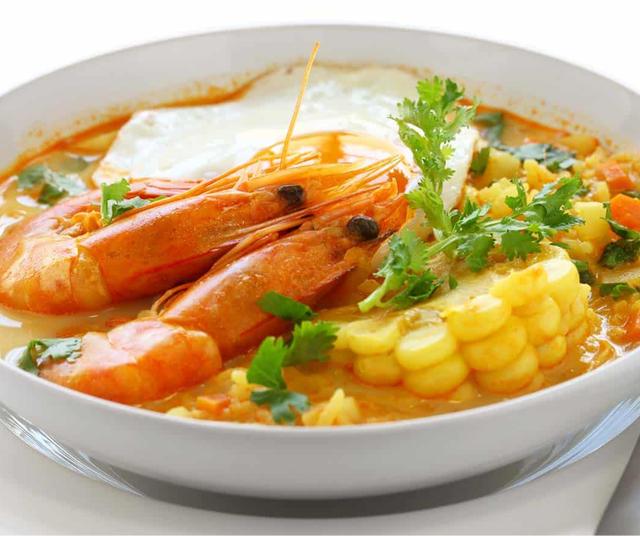 Chupe de camarones. Chupe de camarones.