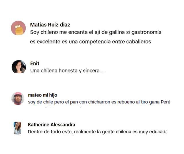 Comentarios de los usuarios.   
