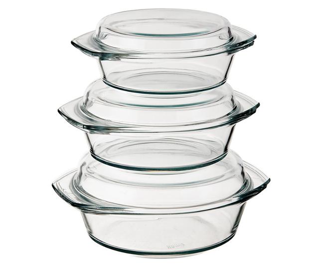  Moldes de vidrio con tapa.   