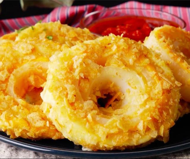 Onion rings. Onion rings.