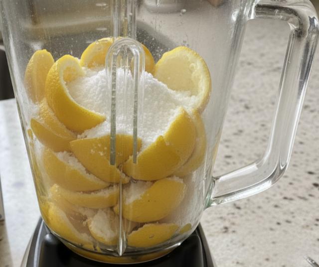 Licua ambos ingredientes para obtener un poderoso desengrasante. Licua ambos ingredientes para obtener un poderoso desengrasante.