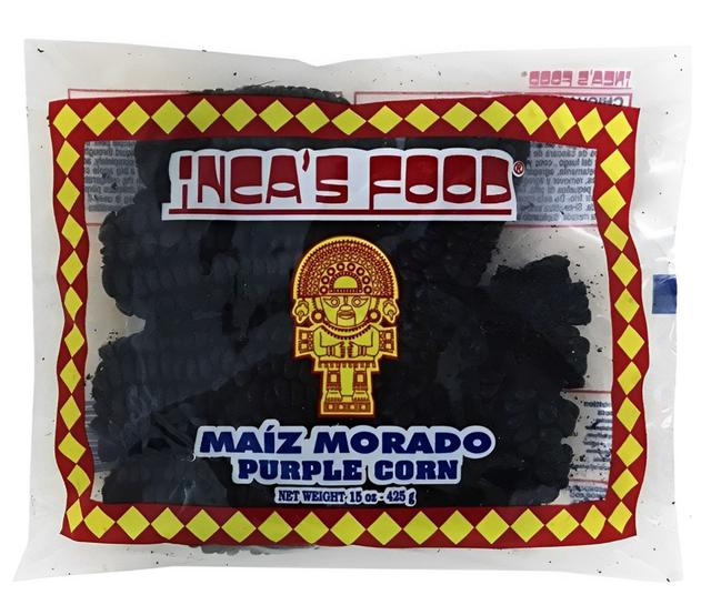 Maíz morado peruano. Maíz morado peruano.