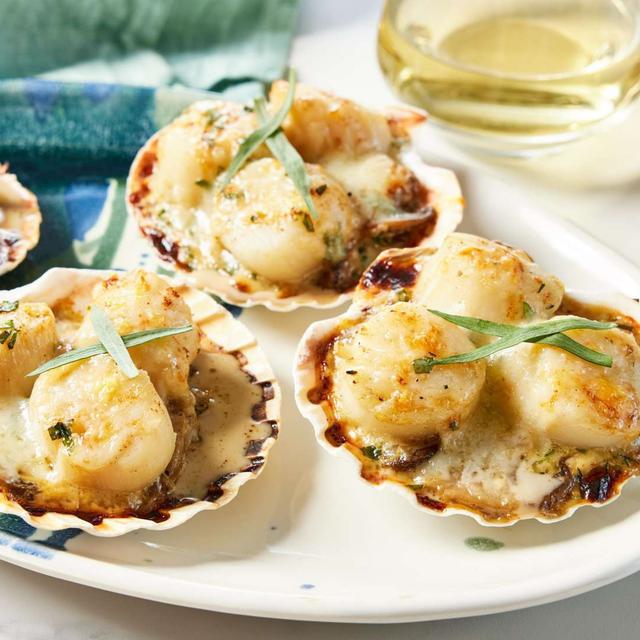 Las vieiras son el plato principal navideño de Francia.   