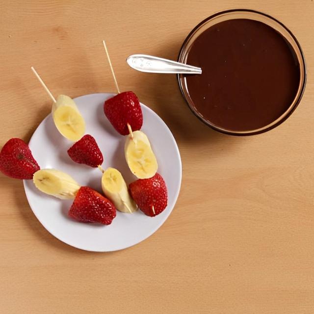 Mousse cremoso para untar en las frutas. Mousse cremoso para untar en las frutas.