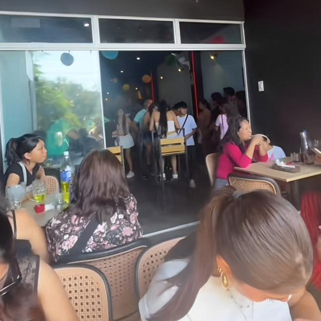 A la inauguración asistieron, seguidores, amigos y familiares del influencer Valentino.   