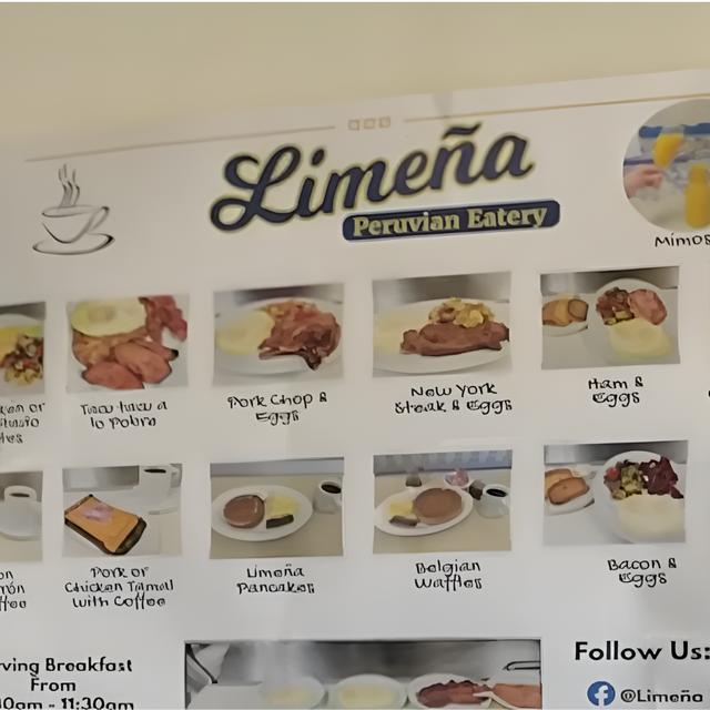 Restaurante Limeña en California, de Rubén Burga.   